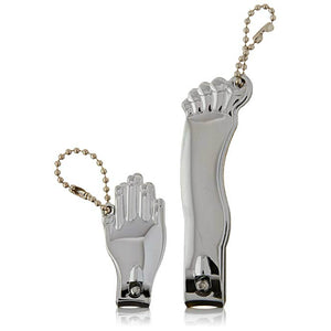 Kikkerland MN11C Hand & Foot Nail Clippers Set, Stainless Steel