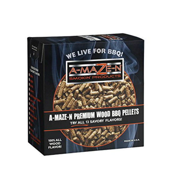 A-Maze-N AMNP2-STD-0006 Premium Wood BBQ Pellets, Hickory, 2 lbs