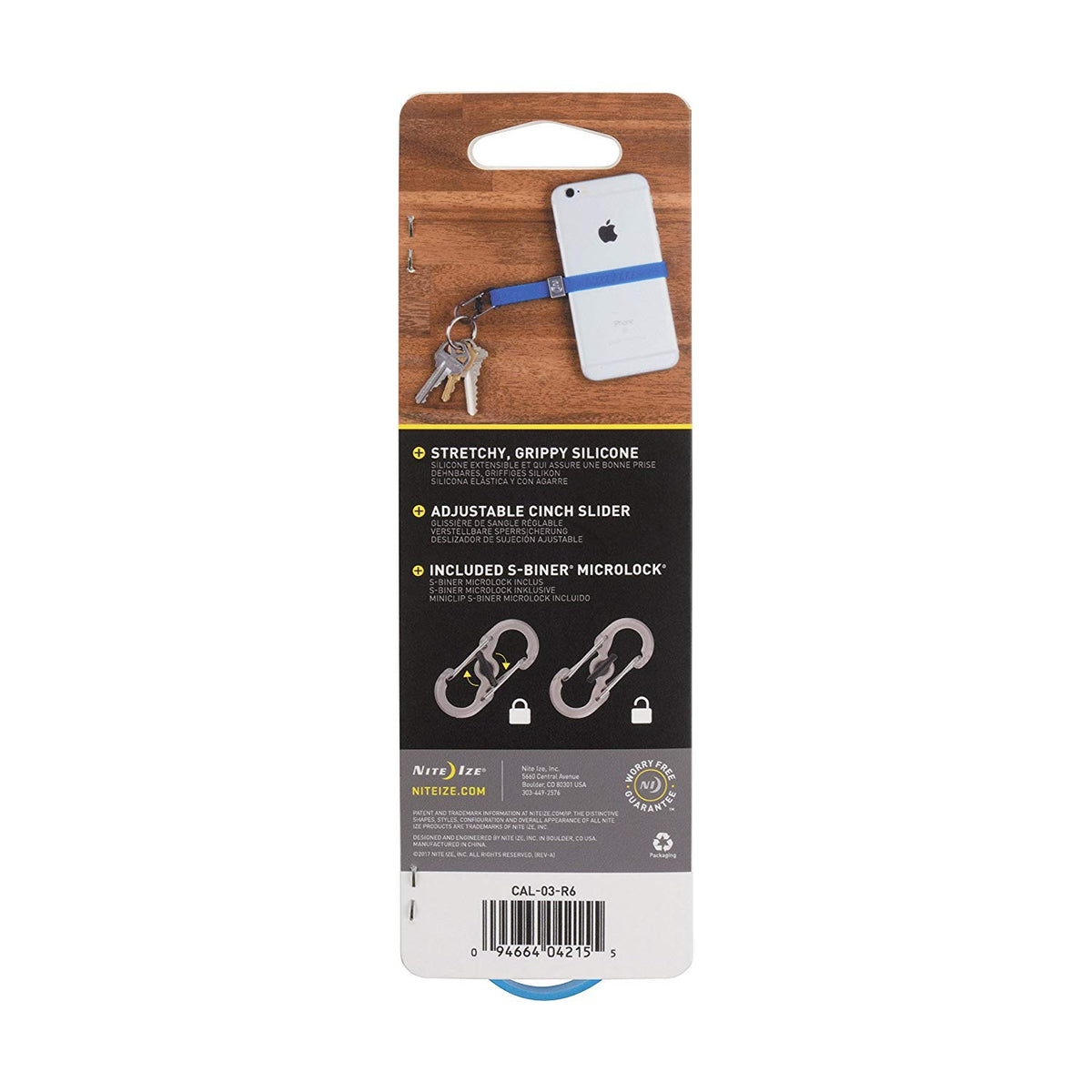 Nite Ize CAL-03-R6 Cinch-A-Lot Stretch Strap, Blue