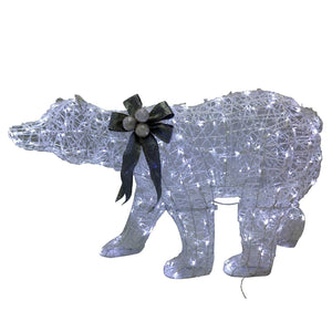 Santas Forest 59311 LED Christmas Polar Bear, 3-D, 48"