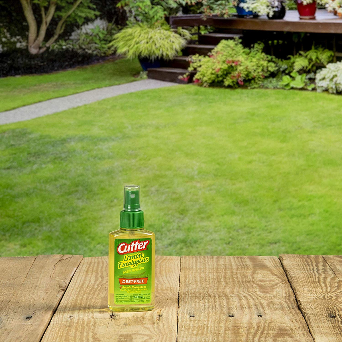 Cutter HG-96014 Lemon Eucalyptus Insect Repellent Pump Spray, 4 Oz