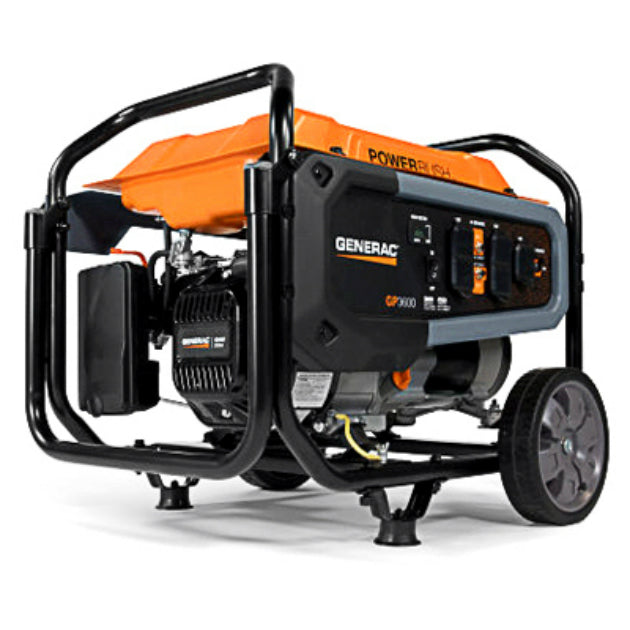 Generac 7680 GP Series Co-Sense Portable Generator, 120V, 6500 Watts