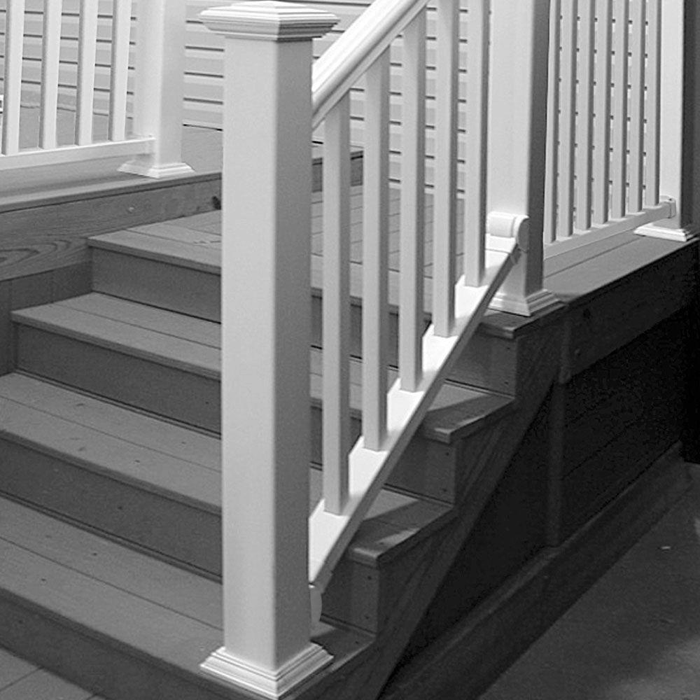 Xpanse 73012500 Heritage Post Top, White, 4" x 4"