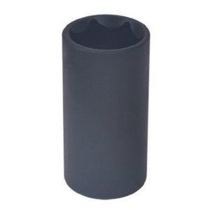 Master Mechanic JK180803 1/2" Drive 6-Point Deep Impact Socket, Black, 13 mm