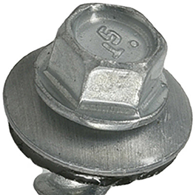 PowerPro 117913 Metal-To-Wood Self-Drilling Roofing Screws, Clear, 10x1.5", 1 lb