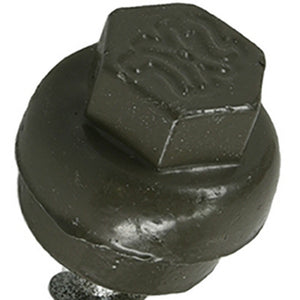 PowerPro 117940 ZXL Premium Metal-To-Wood Self-Drilling Roofing Screws, Antique Brown, 10x1.5", 1 lb