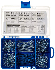 Kreg SK04 Pocket-Hole Screw Starter Kit, 260-Pieces
