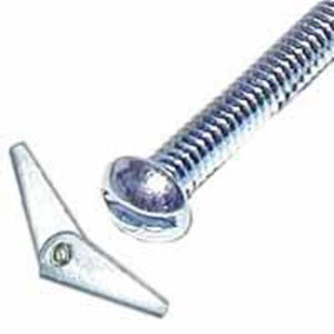 Midwest Products 04085 Toggle Bolt/Wing, 1/8" x 2", Zinc, Box of 50