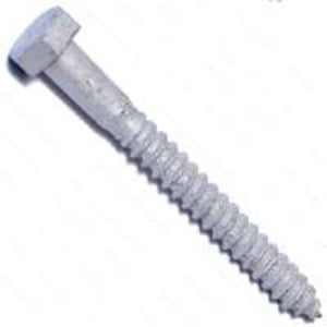 Midwest 05570 Galvanized Hex Lag Screw, 5/16"X3", Grade 2