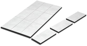 Master Magnetics 07010 Flexible Magnetic Tape with Adhesive Magnets, 2" x 3"