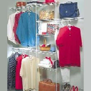 Closetmaid 1608 Delux Closet Organizer Kit, 5/8'