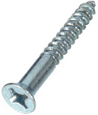Hillman Fasteners 40138 Phillips Zinc Wood Screw, #10 x 2.5"