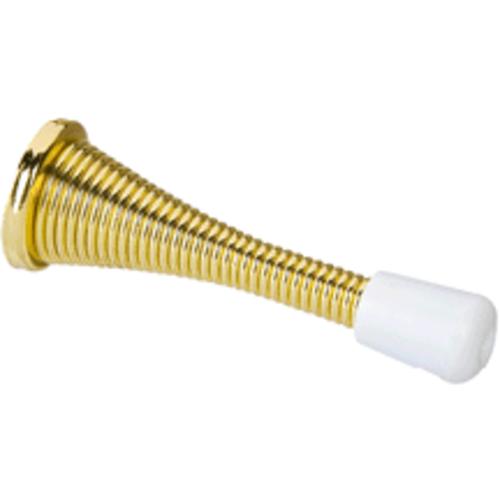 Stanley S807-347 Spring Doorstop, Polished Brass, V8023 3"