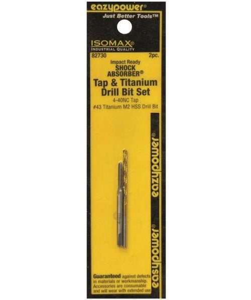 Eazypower 82730 Tap & Titanium Drill Sets, 2 Piece