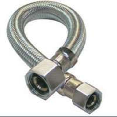 Plumb Pak PP23802 Stainless Steel Toilet Supply Tube, 3/8" x 1/2" x 16"