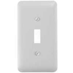 Amertac 935TW 1 Toggle Wallplate, White
