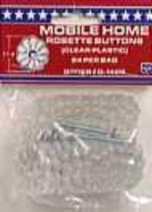Us Hardware D-140B Rosette Button Bg24