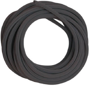 Slide-Co P-7516 Round Vinyl Screen Retainer Spline, 1/8" x 25', Black