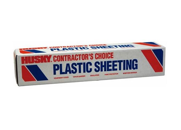 Husky CF01512-200C Plastic Sheeting, 12' x 200', Clear