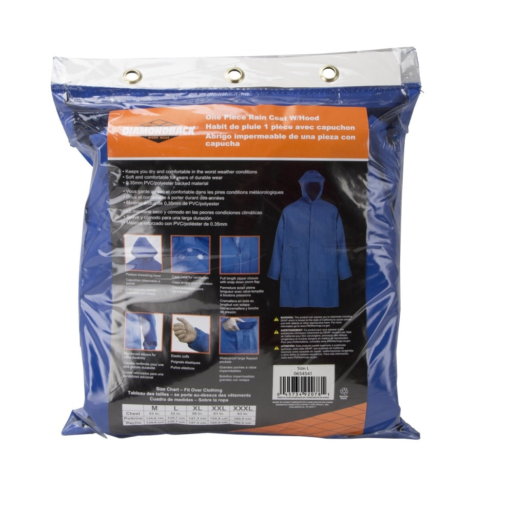 Diamondback 8156-L Rain Coat, Large