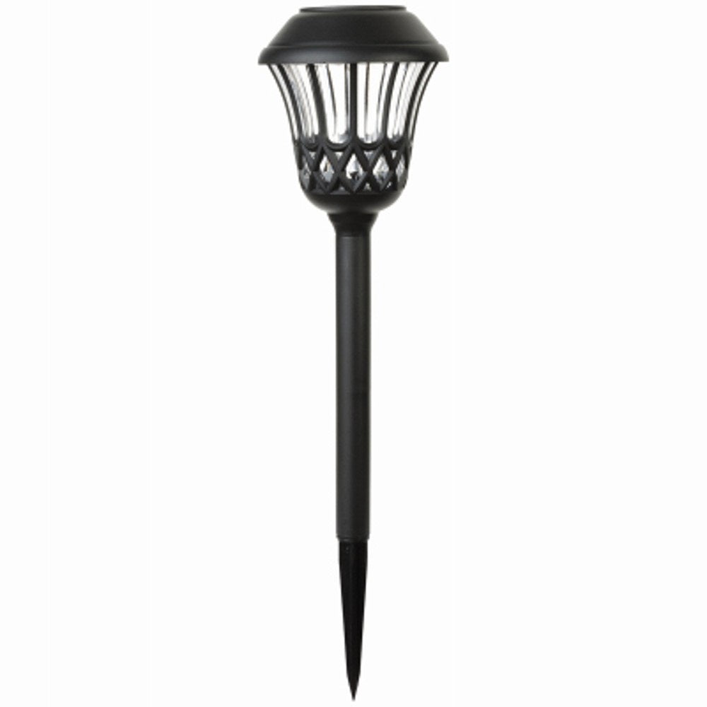 Fusion 27112 Solar Stake Light With Plastic Diamond Design Lens, 5 Lumen