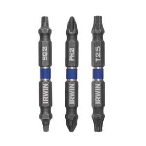 Irwin IWAF32DEP2S23 Double-Ended Impact Bit Set, 3 Piece, 2-3/8"
