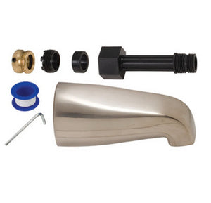 Master Plumber 249-933 Universal Tub Spout, Satin Nickel