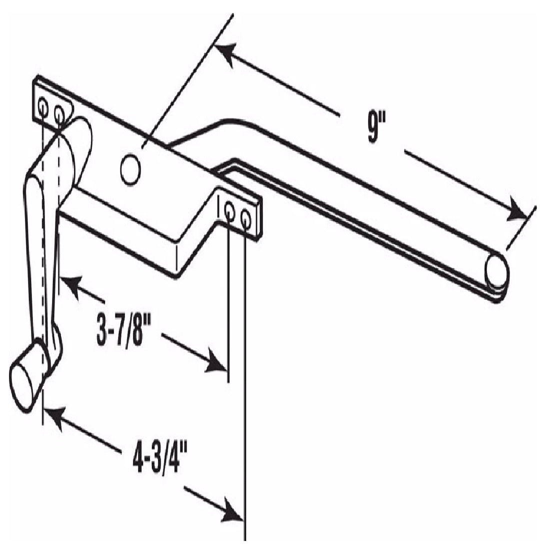 Prime Line H 3517 Casement Window Operator, Steel