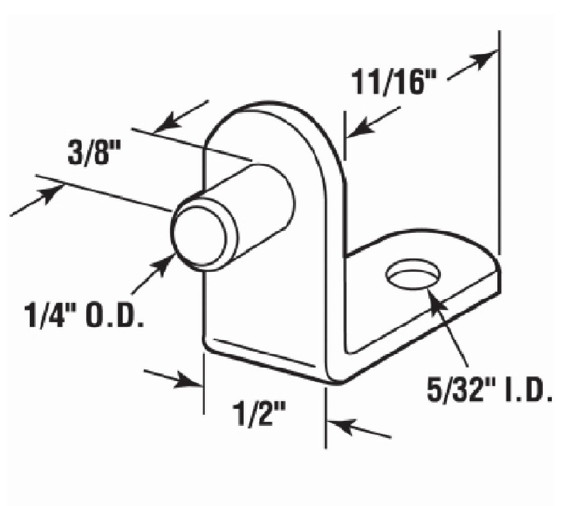 Prime Line U 10168 Shelf Support Peg, 8-Pack