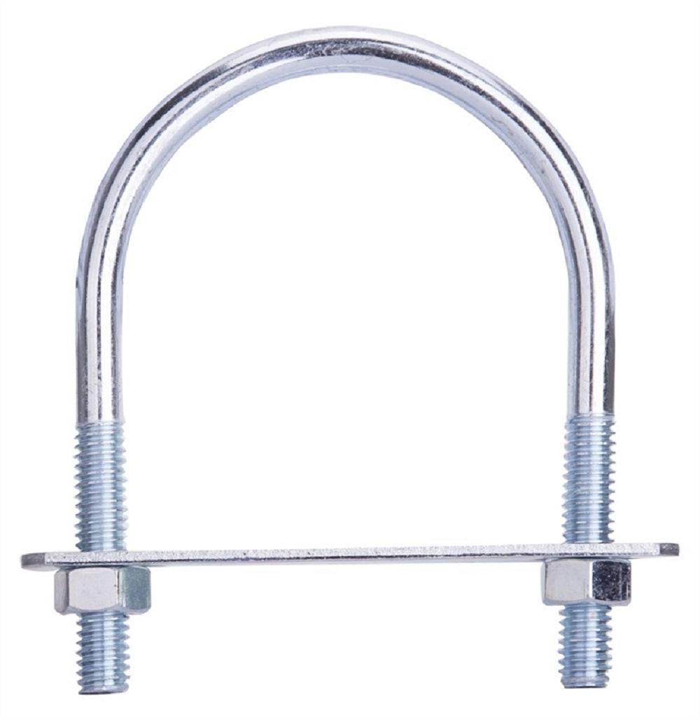 ProSource LR348 U-Bolts, 2.5"X3.5", Zinc Plated