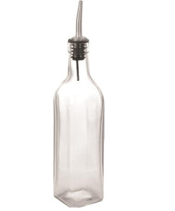 Anchor Hocking 98700TG Oil & Vinegar Bottle with Stainless Steel Spout, Clear