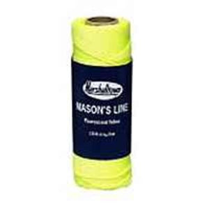 Marshalltown 632 Fluorescent Braided Nylon Mason Line 250', Yellow