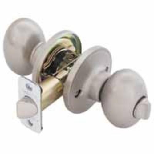 Mintcraft TYLP10V Egg Privacy Knob, Satin Nickel