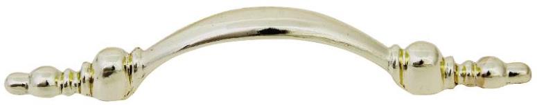 Mintcraft SF809PB Polished Brass Cabinet Pull, 3"