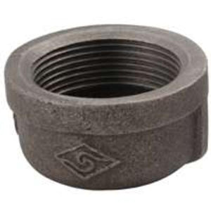 Worldwide 18-3/4B Malleable Iron Cap, 3/4", Black