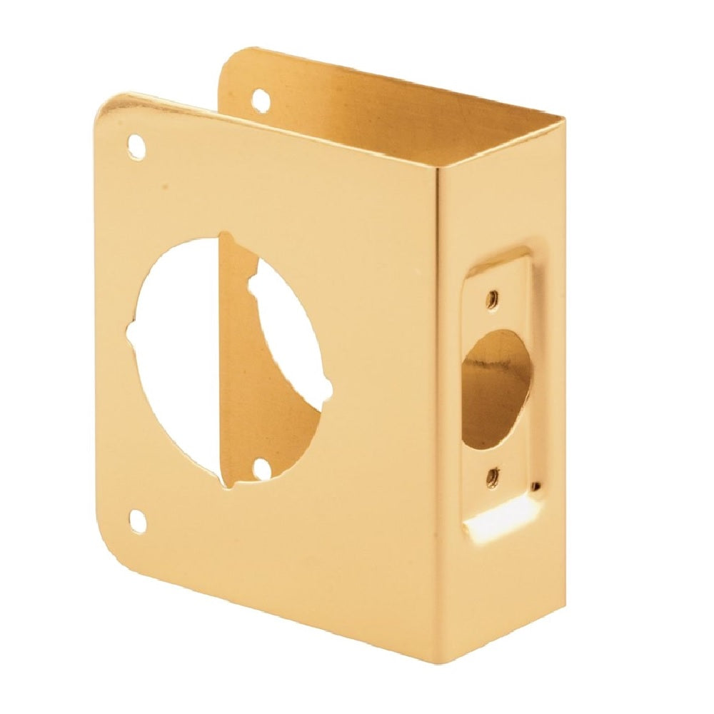 Prime-Line U-9543 Defender Security Door Reinforcer Lock, Solid Brass