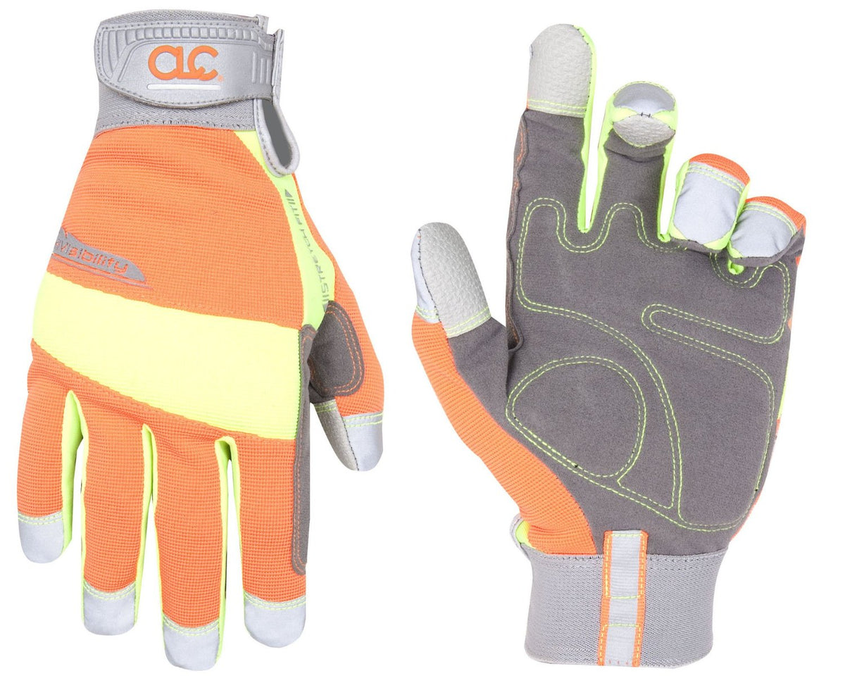 CLC 128M FlexGrip HiVisibility Gloves, Medium