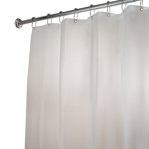 InterDesign 14752 Shower Curtain Or Liner, 72" x 72", White