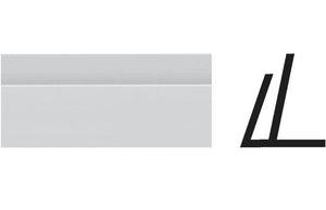 Royal 5072804 Inside Corner Panel Moulding, White, 8' L