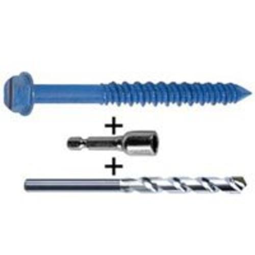 Cobra 681T Concrete Screw Hh, 1/4" x 1-3/4"