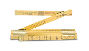 Lufkin 656N Brick Mason's Wood Folding Rule, 6'