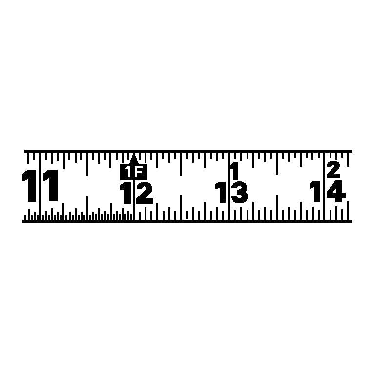 Lufkin L625N High-Viz Orange Measuring Tape, 1" x 25'